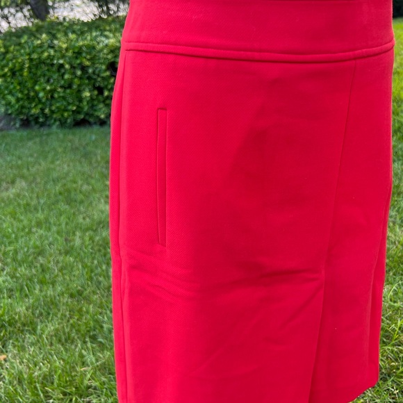 Loft Orange A-line  skirt . - Picture 6 of 8